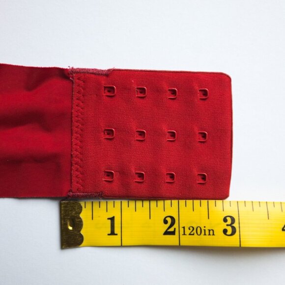 KNIX Padded Evolution Bra Wide Strap True Red Crimson - Size 1 - Picture 7 of 7